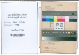 Entnazifizierung Felix Loeffler , geb. 20.11.1884 (Reg.Direktor)