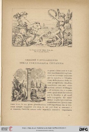Origine e svolgimento della cartografia cittadina