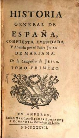 Historia General De España. 1