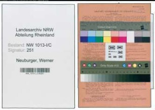 Entnazifizierung Werner Neuburger , geb. 04.07.1916 (Kaufmann)