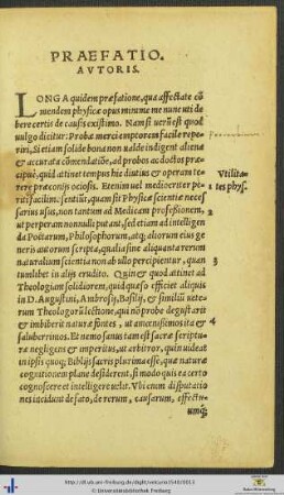 Praefatio Autoris