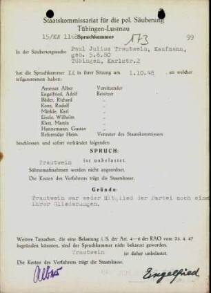 Trautwein, Paul Julius