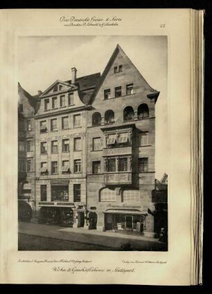 Wohn- & Geschäftshaus in Stuttgart.