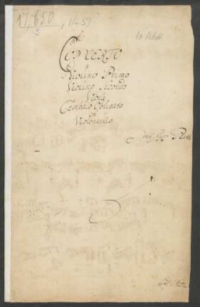 Konzerte; cemb, strings; c-Moll; IesP I 49