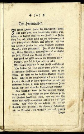 Der Herausgeber.