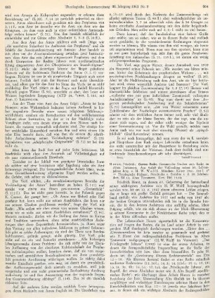 664-666 [Rezension] Horst, Friedrich, Gottes Recht