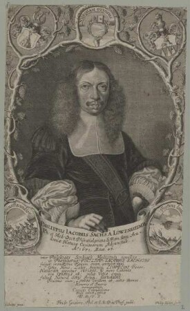 Bildnis des Philippus Iacobus Sachs von Löwenheimb