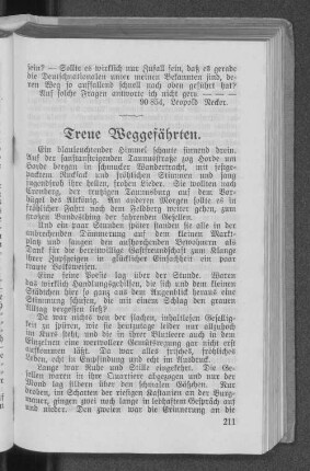 Treue Weggefährten.
