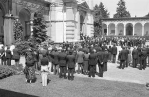 Beisetzung des verstorbenen SPD-Fraktionsvorsitzenden Günther Hahn auf dem Karlsruher Hauptfriedhof