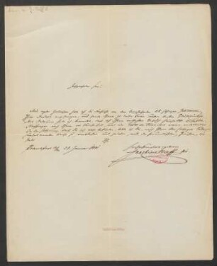 Brief an Franz Wüllner : 21.01.1881