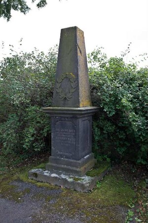 Denkmal für die Gefallenen des Krieges 1870/71; Lich, Obergärten (An der Grünberger Straße)