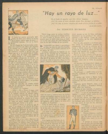 "Hay un rayo de luz..."