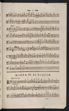 11-15, Missa IV. de Requiem