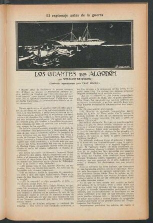 Los guantes de algodón : El espionaje antes de la guerra