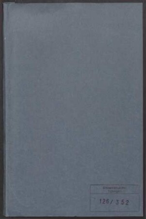 Ernst Kretschmer (1888-1964). Personalakte des Lehrkörpers : Akte betreffend Ernst Kretscher, ordentlicher Professor für Psychatrie und Neurologie