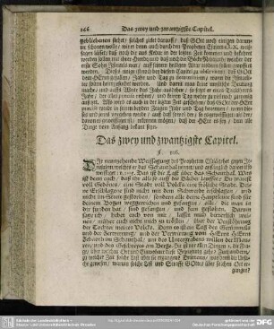 Das zwey und zwantzigste Capitel