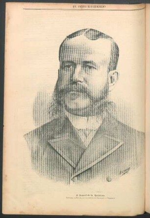 [Retrato de] D. Ismael de la Quintana : Ministro de Estado en la cartera de Hacienda y Comercio