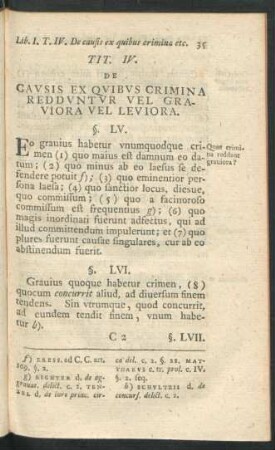 Tit. IV. Causis Ex Quibus Crimina Redduntur Vel Graviora Vel Leviora