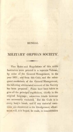 Bengal Military Orphan Society