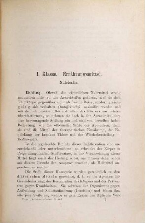 Specielle Arzneimittellehre für Thierärzte