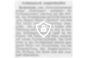 Fachmännisch ausgeschlachtet