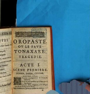 Oropaste, ou le faux Tonaxare : Tragédie