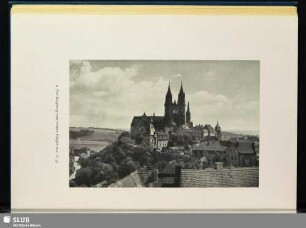 Der Burgberg vom rechten Elbufer aus