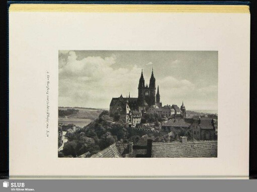 Der Burgberg vom rechten Elbufer aus