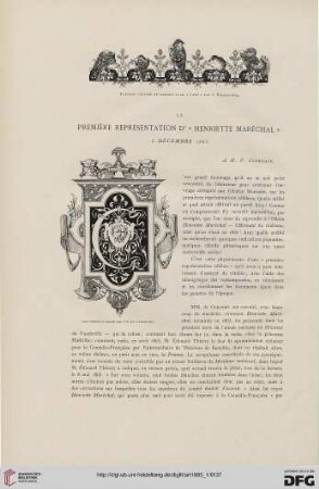 11: La première représentation d'"Henriette Maréchal"