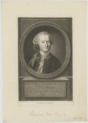 Bildnis des Ioan Casp. Nobilis a Lippert