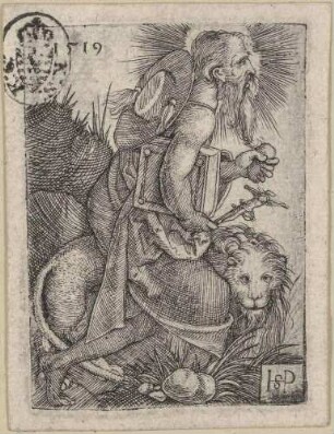 Der heilige Hieronymus wandernd