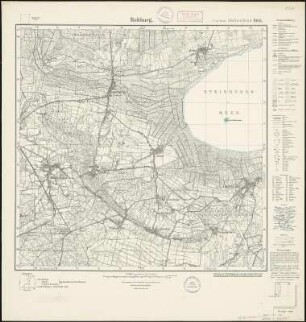 Meßtischblatt 1883 : Rehburg, 1937 : Rehburg. - Hrsg. 1897, einz. Nachtr. 1924, gedr. [19]37. - 1:25000. - [Berlin]: Reichsamt für Landesaufnahme, 1937. - 1 Kt.