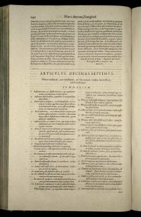 Articulus Decimus Septimus. - Articulus XX.