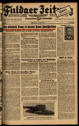 Ausgabe vom Mittwoch, den 22. Juli 1942.