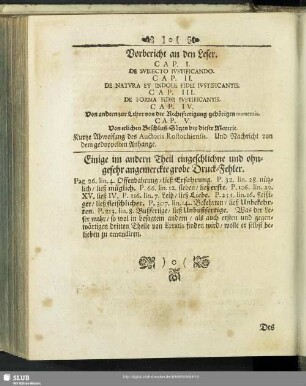 Einige im andern Theil eingeschlichne und ohngefehr angemerckte grobe Druck-Fehler