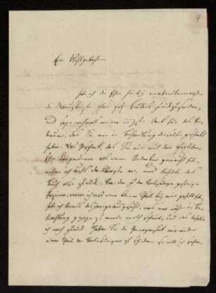 Nr. 4 Brief von Friedrich Christian Kries an Ludwig Christian Lichtenberg. Gotha, 6.12.1808
