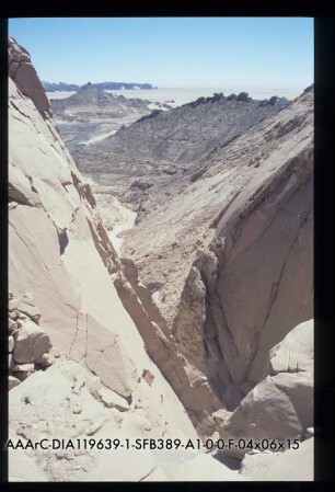 Schlucht von Oben