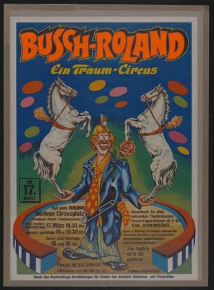 Circus Busch-Roland - Ein Traum-Zirkus, Berlin, ohne Jahr