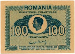 Geldschein, 100 Lei, 1945