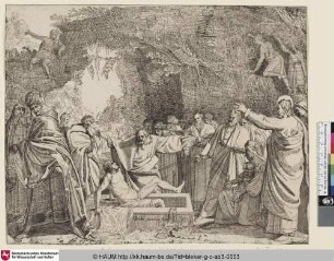 [Die Auferweckung des Lazarus; The Raising of Lazarus; La Résurrection de Lazare]