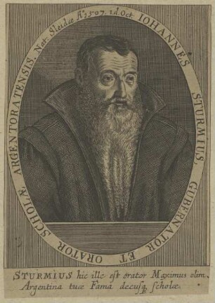 Bildnis des Iohannes Sturmius