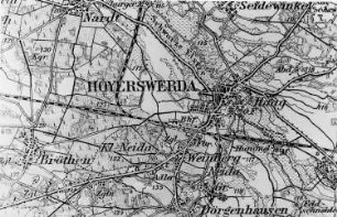 Hoyerswerda. Karte