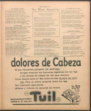 Impresiones del bar : (De "Motivos de la Urbe", de próxima publicación)