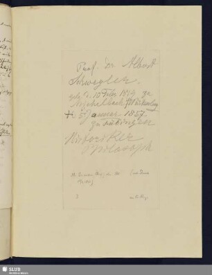 Nr. 98-99. Schwegler, Albert