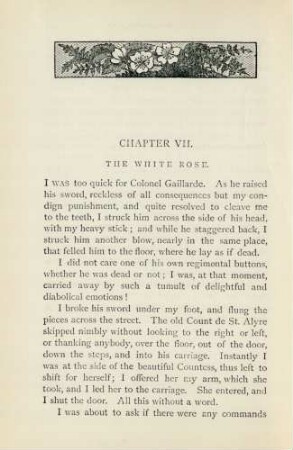 Chapter VII. The white rose