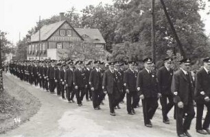 Fest des Kriegervereins zum 65jährigen Bestehen 1862-1937. Festzug. Nr. 14: Gruppe der Veteranen des 1. Weltkrieges in Marbach