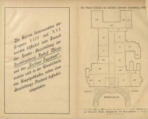 Das Haupt-Gebäude der Berliner Gewerbe-Ausstellung 1896