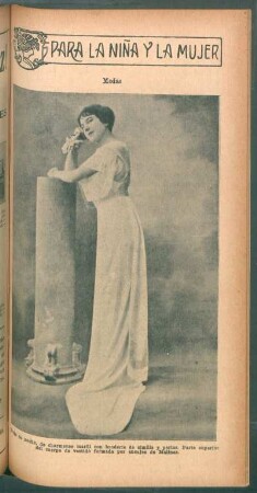 Modas - [Fotografía] : Para la niña y la mujer