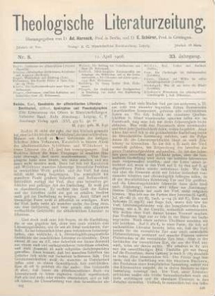 225-230 [Rezension] Budde, Karl, Geschichte der althebräischen Litteratur