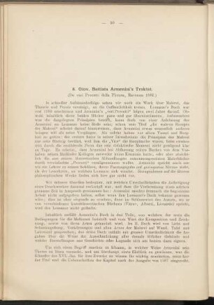 8. Giov. Battista Armenini's Traktat.